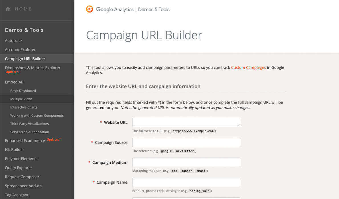 A campaign URL builder can help you monitor the success of your B2B social media strategy